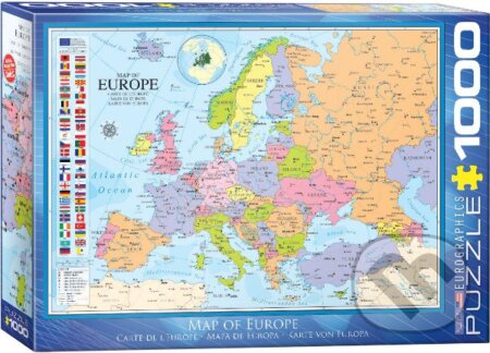 Puzzle: Mapa Evropy (EuroGraphics). EuroGraphics, 2017 Puzzle: Mapa Evropy (EuroGraphics). EuroGraphics, 2017
