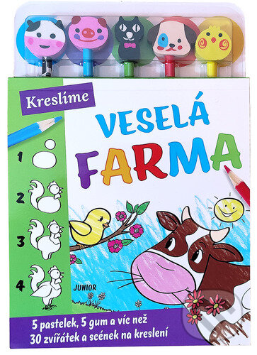 Kniha: Kreslíme: Veselá farma (Junior). Junior, 2025 Kniha: Kreslíme: Veselá farma (Junior). Junior, 2025