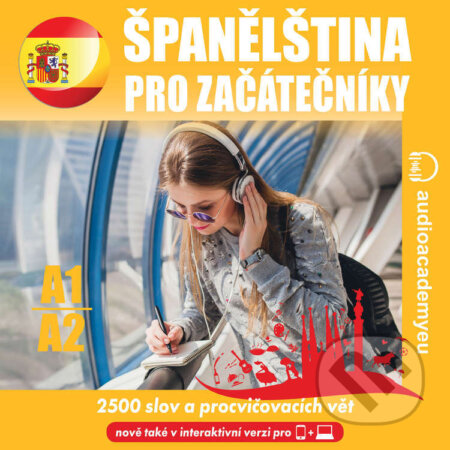 Audiokniha: Španělština pro začátečníky A1-A2 (Tomáš Dvořáček). Audioacademyeu, 2025 Audiokniha: Španělština pro začátečníky A1-A2 (Tomáš Dvořáček). Audioacademyeu, 2025