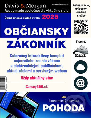 Kniha: Občiansky zákonník 2025 (DonauMedia). DonauMedia, 2025 Kniha: Občiansky zákonník 2025 (DonauMedia). DonauMedia, 2025