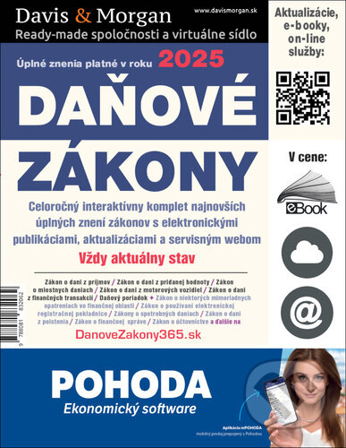 Kniha: Daňové zákony 2025 - Úplné znenie platné v roku 2025 (DonauMedia). DonauMedia, 2025 Kniha: Daňové zákony 2025 - Úplné znenie platné v roku 2025 (DonauMedia). DonauMedia, 2025