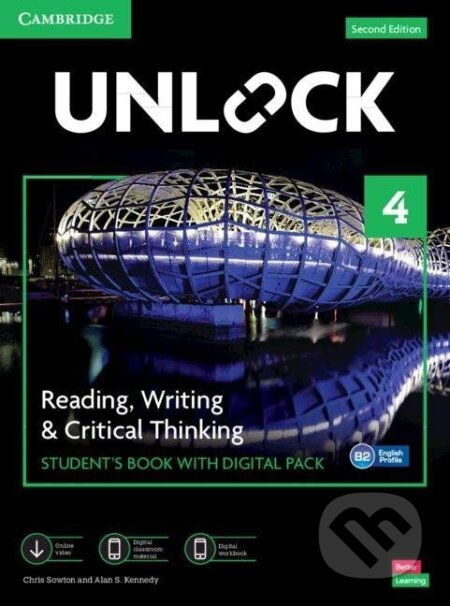Kniha: Unlock Level 4 Reading, Writing and Critical Thinking Student´s Book with Digital Pack (Chris Sowton). Cambridge University Press, 2021 Kniha: Unlock Level 4 Reading, Writing and Critical Thinking Student´s Book with Digital Pack (Chris Sowton). Cambridge University Press, 2021