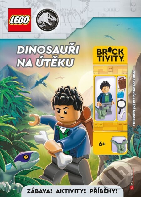Kniha: LEGO® Jurassic Dinosauři na útěku (Autorský kolektiv). CPRESS, 2025 Kniha: LEGO® Jurassic Dinosauři na útěku (Autorský kolektiv). CPRESS, 2025
