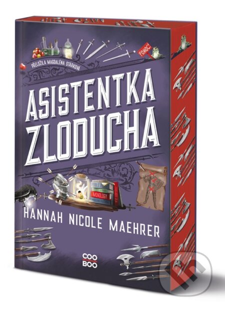 Kniha: Asistentka Zloducha (český jazyk) (Hannah Nicole Maehrer). CooBoo CZ, 2025 Kniha: Asistentka Zloducha (český jazyk) (Hannah Nicole Maehrer). CooBoo CZ, 2025