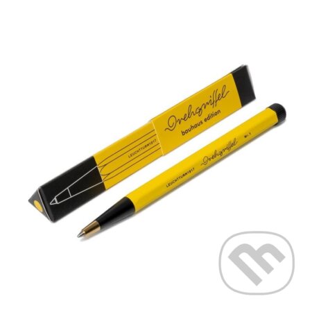 Drehgriffel Nr. 1 Lemon/Black Bauhaus Edition Ballpoint pen (Royal Blue ink) (Leuchtturm1917). Leuchtturm1917 Drehgriffel Nr. 1 Lemon/Black Bauhaus Edition Ballpoint pen (Royal Blue ink) (Leuchtturm1917). Leuchtturm1917