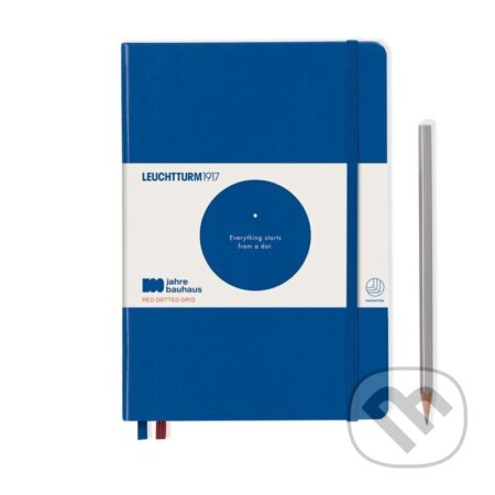 Zápisník Royal Blue A5 Medium Bauhaus Edition tečkovaný (Leuchtturm1917). Leuchtturm1917 Zápisník Royal Blue A5 Medium Bauhaus Edition tečkovaný (Leuchtturm1917). Leuchtturm1917