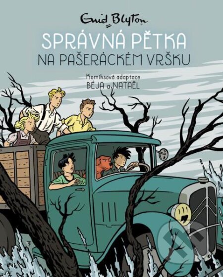 Kniha: Správná pětka na pašeráckém vršku (Enid Blyton). Slovart CZ, 2025 Kniha: Správná pětka na pašeráckém vršku (Enid Blyton). Slovart CZ, 2025