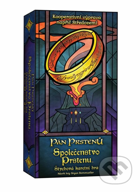 Společenská hra: Pán prstenů: Společenstvo prstenu - Štychová karetní hra (Bryan Bornmueller). Blackfire, 2025 Společenská hra: Pán prstenů: Společenstvo prstenu - Štychová karetní hra (Bryan Bornmueller). Blackfire, 2025
