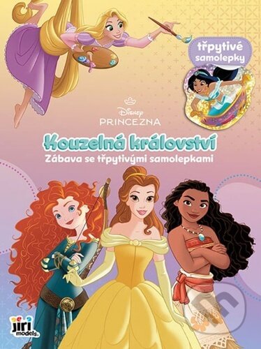 Kniha: Zábava se třpytivými samolepkami Disney Princezny (Jiří Models). Jiří Models, 2025 Kniha: Zábava se třpytivými samolepkami Disney Princezny (Jiří Models). Jiří Models, 2025