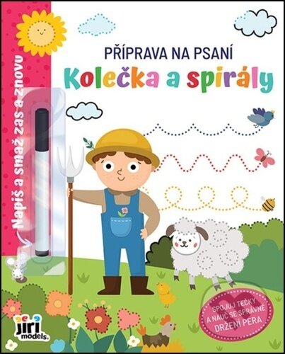 Kniha: Příprava na psaní Kolečka a spirály (Jiří Models). Jiří Models, 2025 Kniha: Příprava na psaní Kolečka a spirály (Jiří Models). Jiří Models, 2025