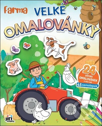 Kniha: Velké omalovánky Farma (Jiří Models). Jiří Models, 2025 Kniha: Velké omalovánky Farma (Jiří Models). Jiří Models, 2025