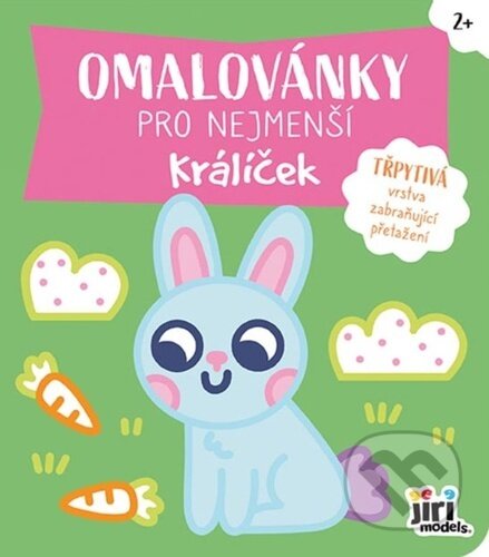 Kniha: Omalovánky pro nejmenší Králíček (Jiří Models). Jiří Models, 2025 Kniha: Omalovánky pro nejmenší Králíček (Jiří Models). Jiří Models, 2025