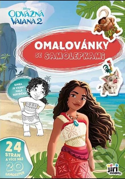Kniha: Omalovánky A4 se samolepkami Vaiana 2 (Jiří Models). Jiří Models, 2025 Kniha: Omalovánky A4 se samolepkami Vaiana 2 (Jiří Models). Jiří Models, 2025