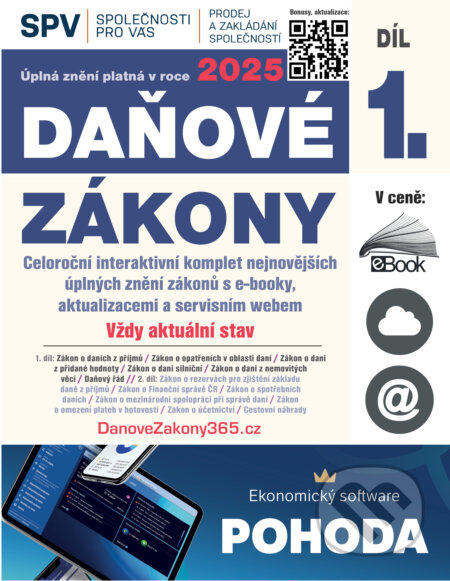 E-kniha: Daňové zákony 2025 (Díl 1.) (DonauMedia). DonauMedia, 2025 E-kniha: Daňové zákony 2025 (Díl 1.) (DonauMedia). DonauMedia, 2025
