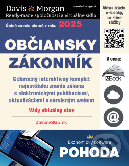 E-kniha: Občiansky zákonník 2025 (DonauMedia). DonauMedia, 2025 E-kniha: Občiansky zákonník 2025 (DonauMedia). DonauMedia, 2025