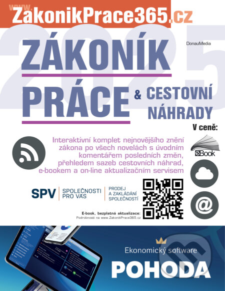 E-kniha: Zákoník práce a cestovní náhrady 2025 (DonauMedia). DonauMedia, 2025 E-kniha: Zákoník práce a cestovní náhrady 2025 (DonauMedia). DonauMedia, 2025