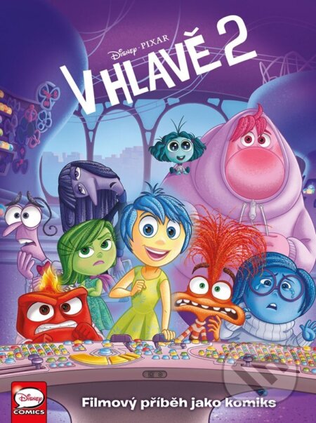 Kniha: V hlavě 2: Filmový příběh jako komiks (Autorský kolektiv). Alicanto, 2025 Kniha: V hlavě 2: Filmový příběh jako komiks (Autorský kolektiv). Alicanto, 2025