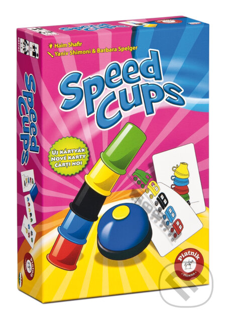 Spoločenská hra: Speed Cups (Haim Shafir). Piatnik, 2025 Spoločenská hra: Speed Cups (Haim Shafir). Piatnik, 2025