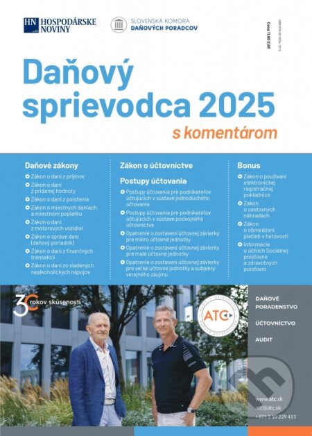 Kniha: Daňový sprievodca 2025 (Hospodárske noviny). Hospodárske noviny, 2025 Kniha: Daňový sprievodca 2025 (Hospodárske noviny). Hospodárske noviny, 2025