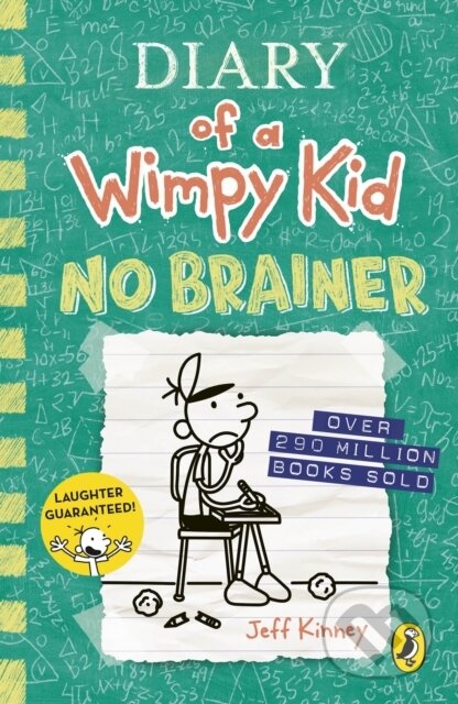Kniha: Diary of a Wimpy Kid: No Brainer (Jeff Kinney). Puffin Books, 2025 Kniha: Diary of a Wimpy Kid: No Brainer (Jeff Kinney). Puffin Books, 2025