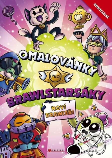 Kniha: Omalovánky pro Brawlstarsáky: Noví brawleři (Pavla Filip Navrátilová). CPRESS, 2025 Kniha: Omalovánky pro Brawlstarsáky: Noví brawleři (Pavla Filip Navrátilová). CPRESS, 2025