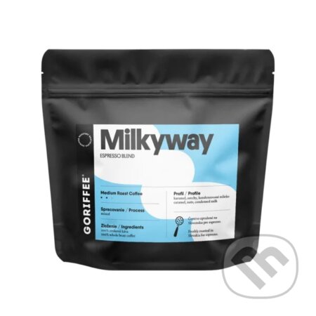 Kávy a čaje: Milkyway espresso blend (Goriffee). Goriffee Kávy a čaje: Milkyway espresso blend (Goriffee). Goriffee