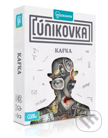 Spoločenská hra: Únikovka: Kafka (Albi). Albi, 2025 Spoločenská hra: Únikovka: Kafka (Albi). Albi, 2025