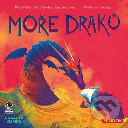 Společenská hra: Moře draků (Mindok). Mindok, 2025 Společenská hra: Moře draků (Mindok). Mindok, 2025