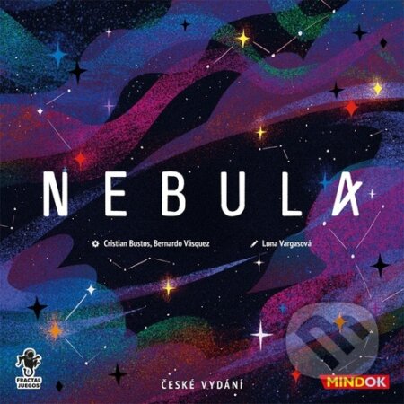 Společenská hra: Nebula (Mindok). Mindok, 2025 Společenská hra: Nebula (Mindok). Mindok, 2025