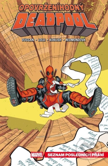 Kniha: Opovrženíhodný Deadpool 2 - Seznam posledních přání (Gerry Duggan). Crew, 2025 Kniha: Opovrženíhodný Deadpool 2 - Seznam posledních přání (Gerry Duggan). Crew, 2025