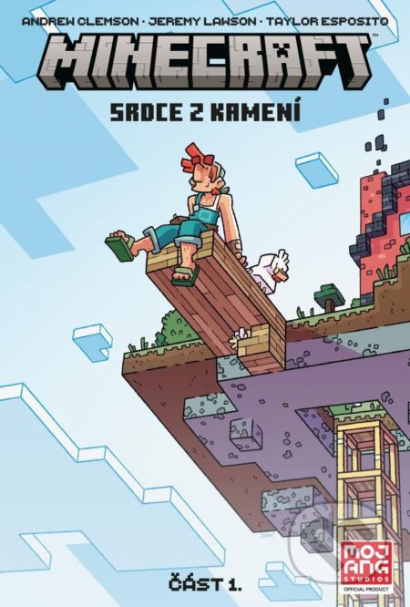 Kniha: Minecraft komiks: Srdce z kamení 1 (Andrew Clemson a Taylor Esposito). Crew, 2025 Kniha: Minecraft komiks: Srdce z kamení 1 (Andrew Clemson a Taylor Esposito). Crew, 2025