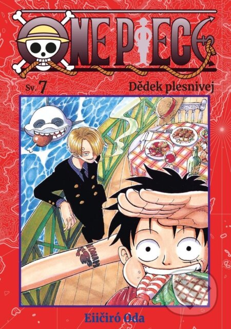 Kniha: One Piece 7 - Dědek plesnivej (Eiichiro Oda). Crew, 2025 Kniha: One Piece 7 - Dědek plesnivej (Eiichiro Oda). Crew, 2025