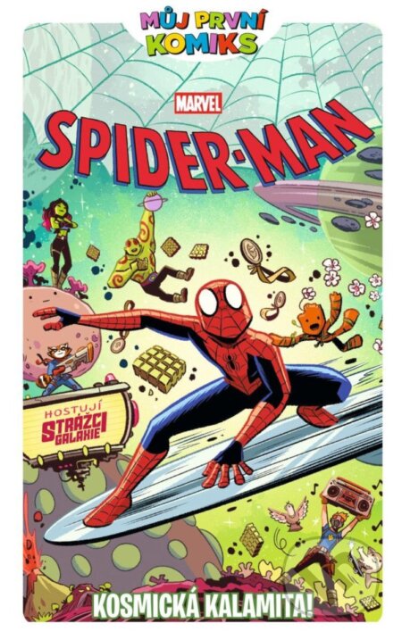 Kniha: Můj první komiks: Spider-Man - Kosmická kalamita! (Mike Maihack). Crew, 2025 Kniha: Můj první komiks: Spider-Man - Kosmická kalamita! (Mike Maihack). Crew, 2025