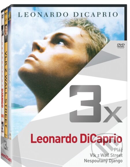 Film: Leonardo DiCaprio (Kolekce 3 DVD) (Danny Boyle, Martin Scorsese a Quentin Tarantino) (DVD). Bonton Film, 2016 Film: Leonardo DiCaprio (Kolekce 3 DVD) (Danny Boyle, Martin Scorsese a Quentin Tarantino) (DVD). Bonton Film, 2016