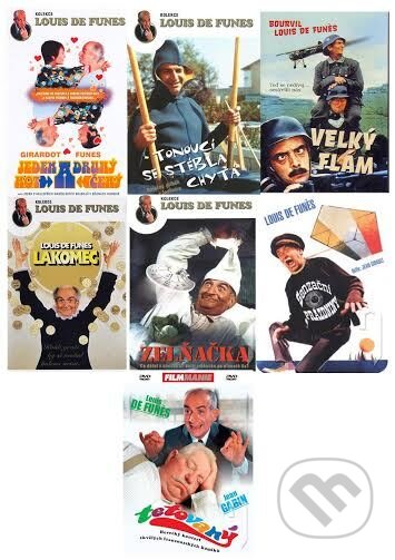 Film: Louis de Funes (Sada 7 DVD) (Robert Dhéry) (DVD). Hollywood Film: Louis de Funes (Sada 7 DVD) (Robert Dhéry) (DVD). Hollywood