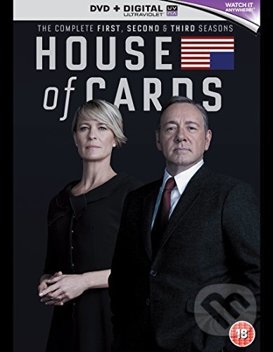 Film: House of Cards (Paul Seed, David Fincher, James Foley a Joel Schumacher) (DVD). Gardners, 2015 Film: House of Cards (Paul Seed, David Fincher, James Foley a Joel Schumacher) (DVD). Gardners, 2015
