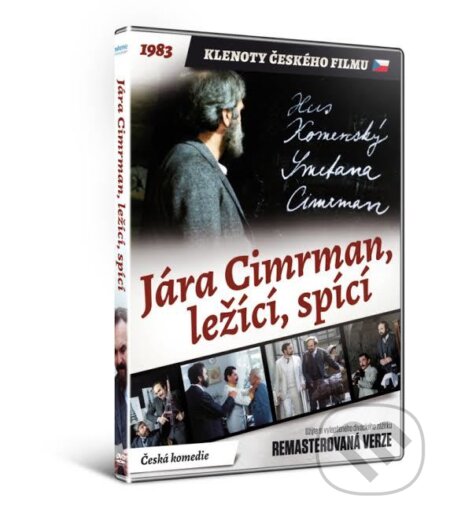 Film: Jára Cimrman ležící spící (Ladislav Smoljak) (DVD). Bohemia Motion Pictures, a.s., 2019 Film: Jára Cimrman ležící spící (Ladislav Smoljak) (DVD). Bohemia Motion Pictures, a.s., 2019