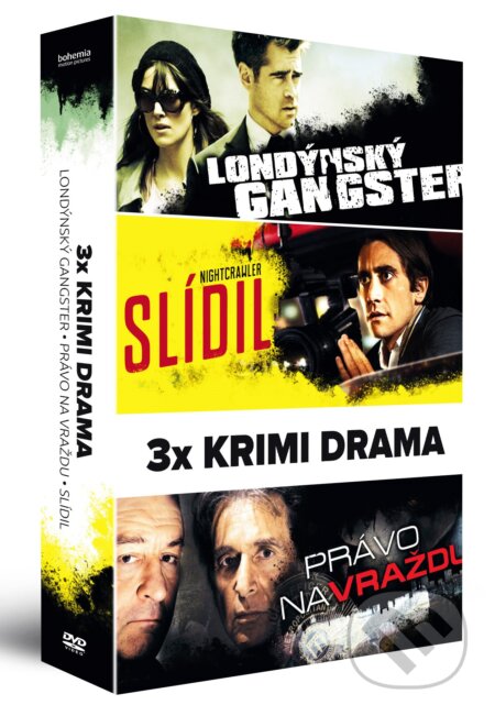 Film: Krimi drama (Kolekce 3 DVD) (Bohemia Motion Pictures, a.s.) (DVD). Bohemia Motion Pictures, a.s., 2016 Film: Krimi drama (Kolekce 3 DVD) (Bohemia Motion Pictures, a.s.) (DVD). Bohemia Motion Pictures, a.s., 2016