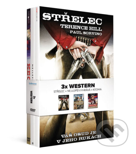 Film: Western (Kolekce 3 DVD) (Bohemia Motion Pictures, a.s.) (DVD). Bohemia Motion Pictures, a.s., 2019 Film: Western (Kolekce 3 DVD) (Bohemia Motion Pictures, a.s.) (DVD). Bohemia Motion Pictures, a.s., 2019