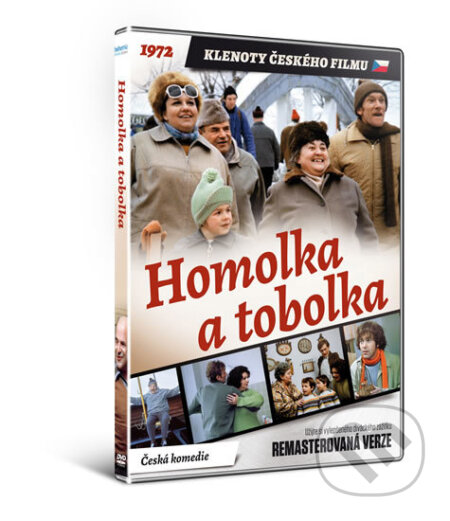 Film: Homolka a Tobolka (Jaroslav Papoušek) (DVD). Bohemia Motion Pictures, a.s., 2016 Film: Homolka a Tobolka (Jaroslav Papoušek) (DVD). Bohemia Motion Pictures, a.s., 2016