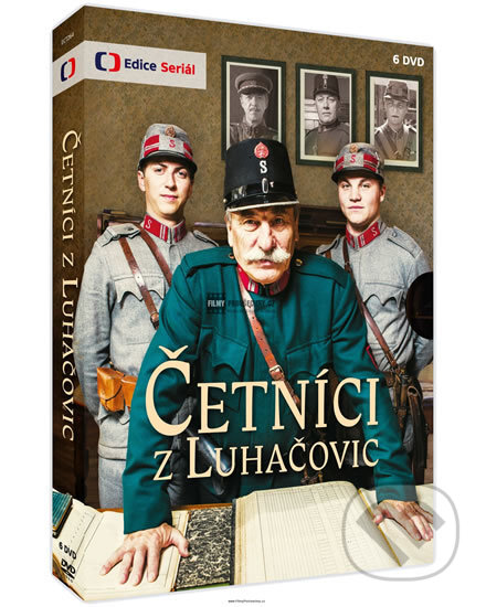 Film: Četníci z Luhačovic (Kolekce 6DVD) (Česká televize) (DVD). Česká televize, 2017 Film: Četníci z Luhačovic (Kolekce 6DVD) (Česká televize) (DVD). Česká televize, 2017