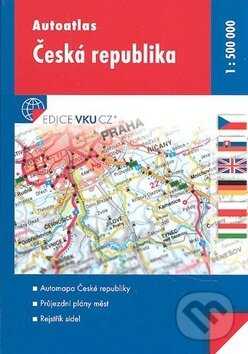 Autoatlas Česká republika 1:500 000, VKU CZ s.r.o., 2007