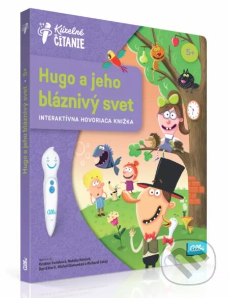Kniha: Kúzelné čítanie: Hugo a jeho bláznivý svet (Albi). Albi, 2025 Kniha: Kúzelné čítanie: Hugo a jeho bláznivý svet (Albi). Albi, 2025
