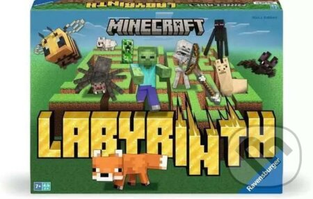 Spoločenská hra: Labyrinth Minecraft (Max J. Kobbert). Ravensburger, 2025 Spoločenská hra: Labyrinth Minecraft (Max J. Kobbert). Ravensburger, 2025
