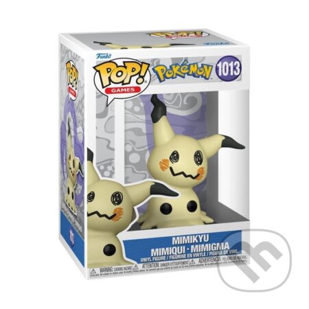 Funko POP Games: Pokemon - Mimikyu #1013 (Funko). Funko, 2025 Funko POP Games: Pokemon - Mimikyu #1013 (Funko). Funko, 2025