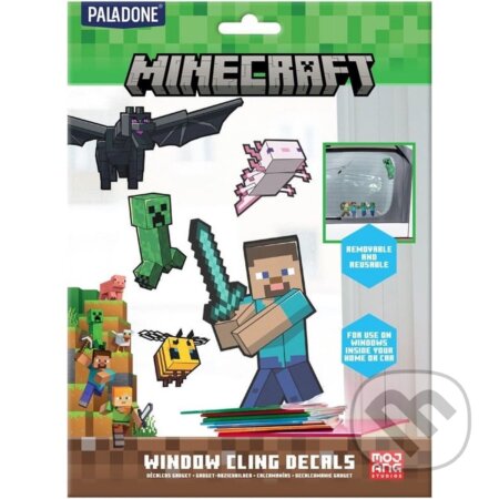 Sada samolepiek na okno Minecraft (Paladone). Paladone, 2025 Sada samolepiek na okno Minecraft (Paladone). Paladone, 2025