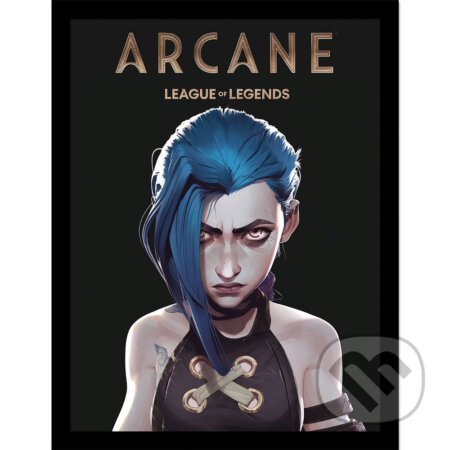 Obraz League of Legends - Arcane: Jinx (Pyramid International). Pyramid International, 2025 Obraz League of Legends - Arcane: Jinx (Pyramid International). Pyramid International, 2025