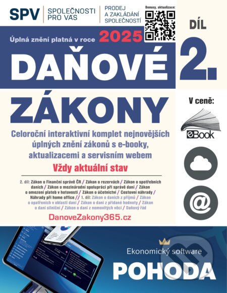 E-kniha: Daňové zákony 2025 (Díl 2.) (DonauMedia). DonauMedia, 2025 E-kniha: Daňové zákony 2025 (Díl 2.) (DonauMedia). DonauMedia, 2025
