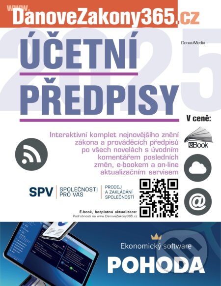 E-kniha: Účetní předpisy 2025 (DonauMedia). DonauMedia, 2025 E-kniha: Účetní předpisy 2025 (DonauMedia). DonauMedia, 2025