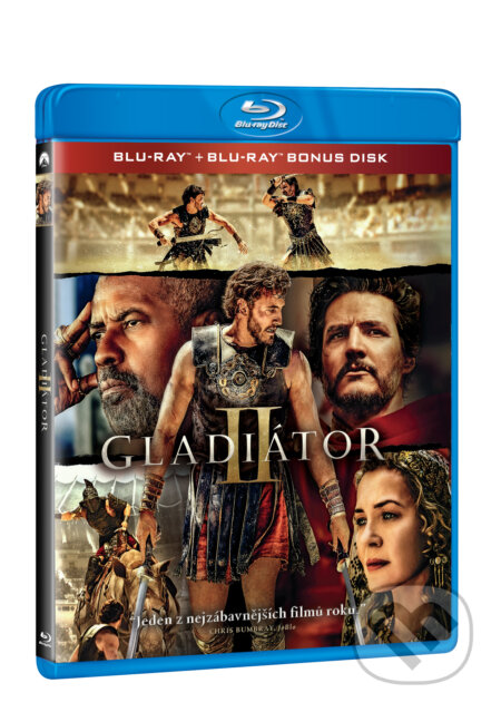 Film: Gladiátor II +bonus disk (Ridley Scott) (Blu-ray). Magicbox, 2025 Film: Gladiátor II +bonus disk (Ridley Scott) (Blu-ray). Magicbox, 2025